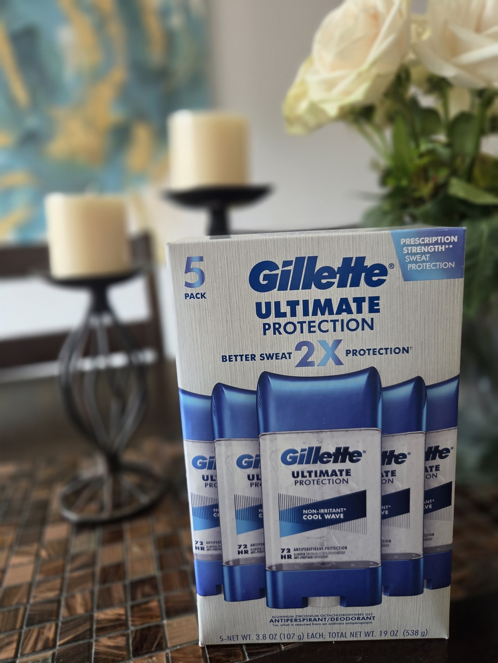 Gillette Ultimate Protection Antiperspirant Deodorant - Blue